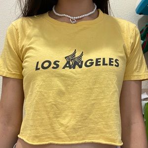 BRANDY MELVILLE LOS ANGELES CROP TOP
